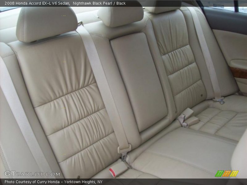 Nighthawk Black Pearl / Black 2008 Honda Accord EX-L V6 Sedan