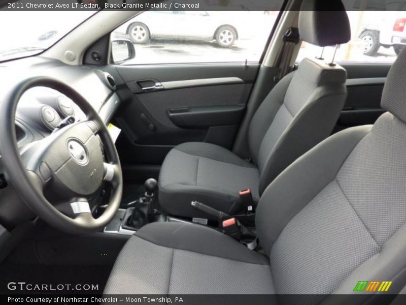 2011 Aveo LT Sedan Charcoal Interior