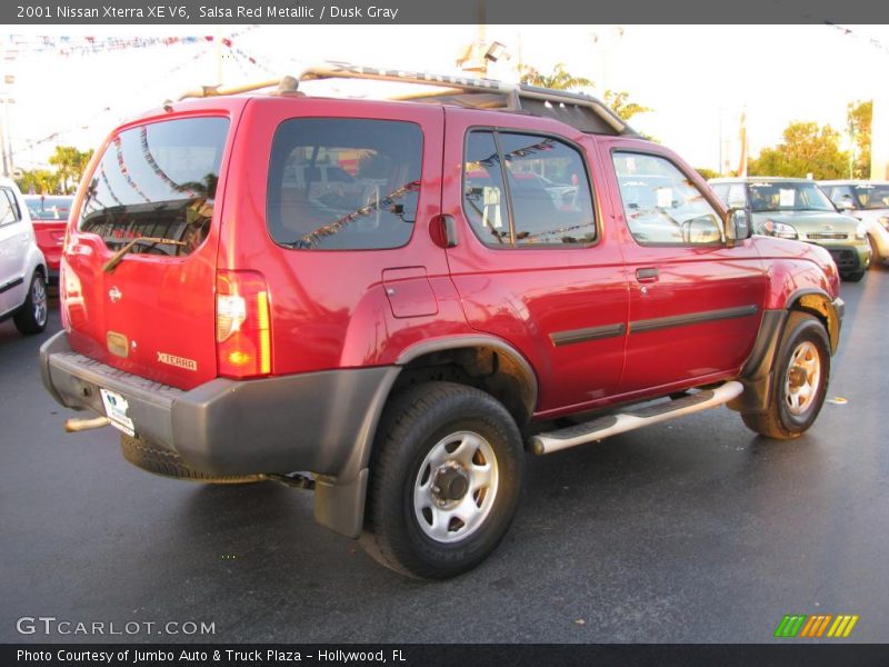Salsa Red Metallic / Dusk Gray 2001 Nissan Xterra XE V6