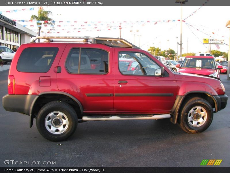 Salsa Red Metallic / Dusk Gray 2001 Nissan Xterra XE V6