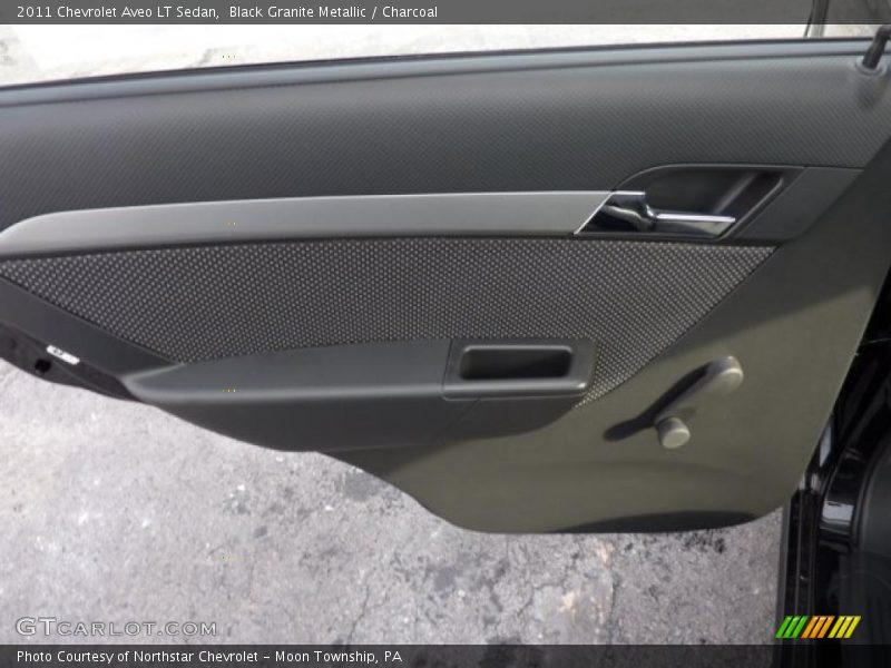 Black Granite Metallic / Charcoal 2011 Chevrolet Aveo LT Sedan
