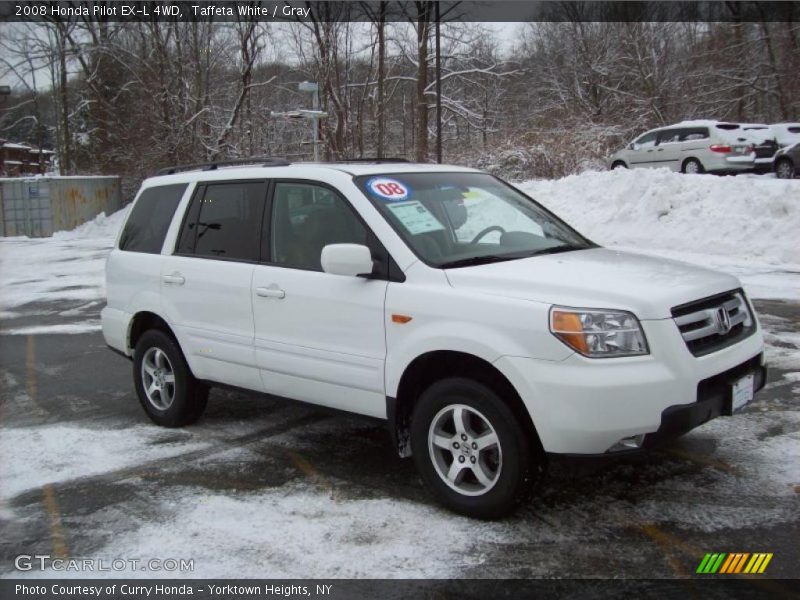 Taffeta White / Gray 2008 Honda Pilot EX-L 4WD