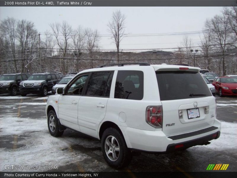 Taffeta White / Gray 2008 Honda Pilot EX-L 4WD