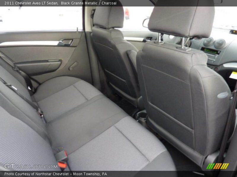 Black Granite Metallic / Charcoal 2011 Chevrolet Aveo LT Sedan