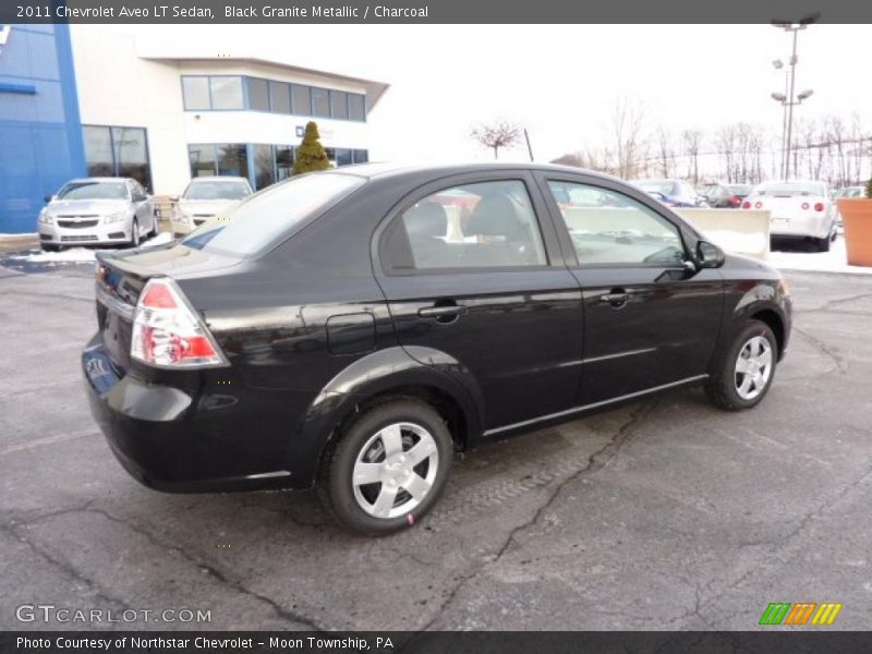 Black Granite Metallic / Charcoal 2011 Chevrolet Aveo LT Sedan