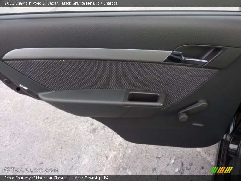 Black Granite Metallic / Charcoal 2011 Chevrolet Aveo LT Sedan
