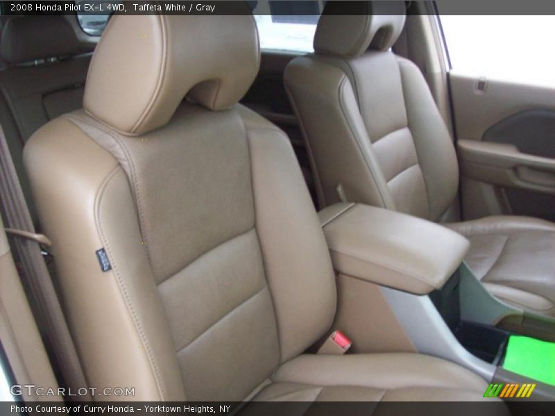 Taffeta White / Gray 2008 Honda Pilot EX-L 4WD