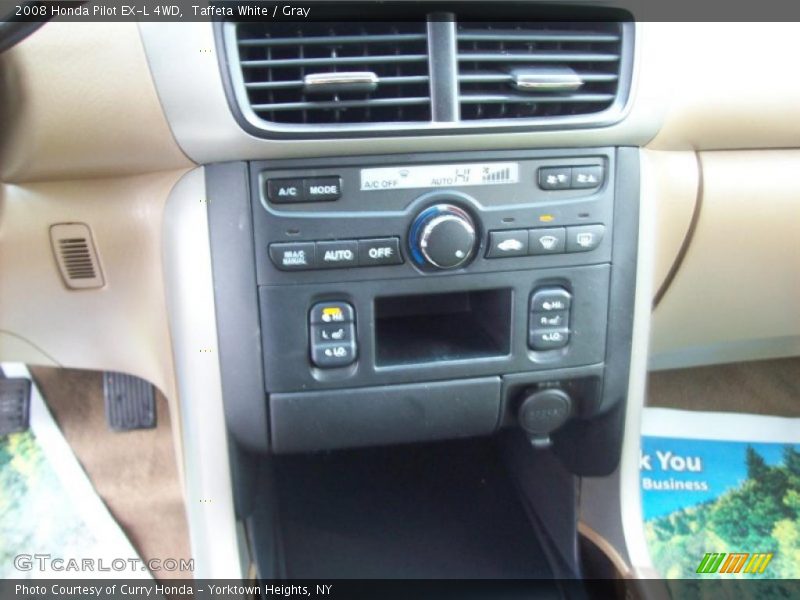 Taffeta White / Gray 2008 Honda Pilot EX-L 4WD