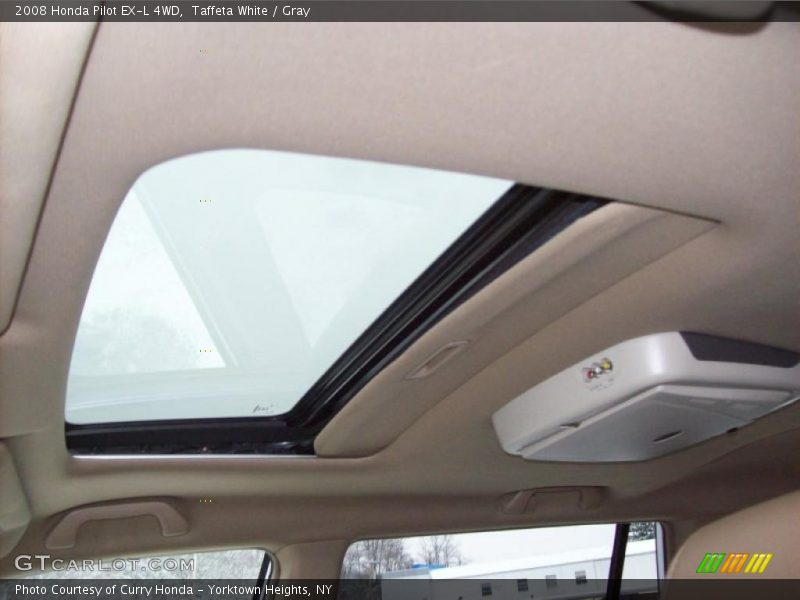 Taffeta White / Gray 2008 Honda Pilot EX-L 4WD