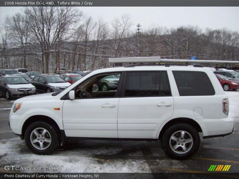 Taffeta White / Gray 2008 Honda Pilot EX-L 4WD