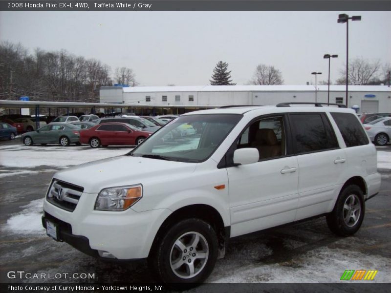 Taffeta White / Gray 2008 Honda Pilot EX-L 4WD