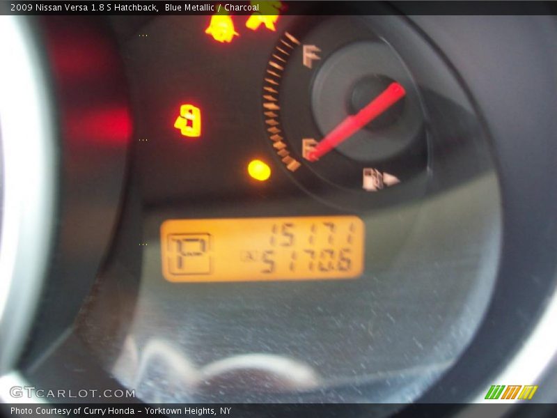 Blue Metallic / Charcoal 2009 Nissan Versa 1.8 S Hatchback