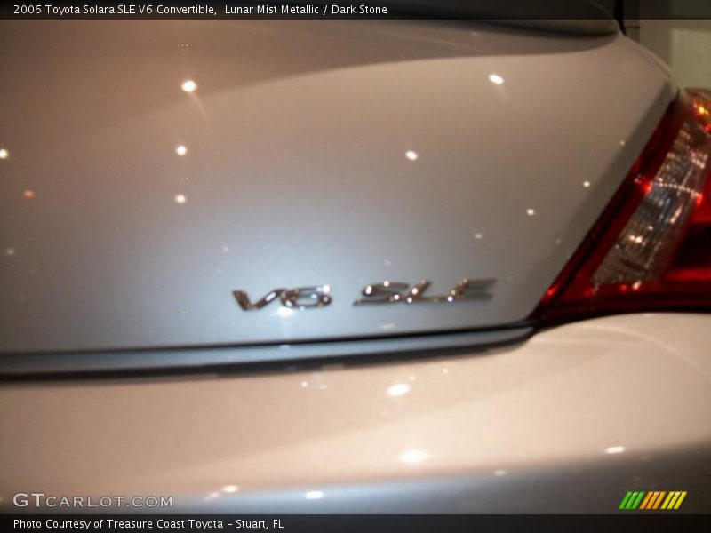 Lunar Mist Metallic / Dark Stone 2006 Toyota Solara SLE V6 Convertible