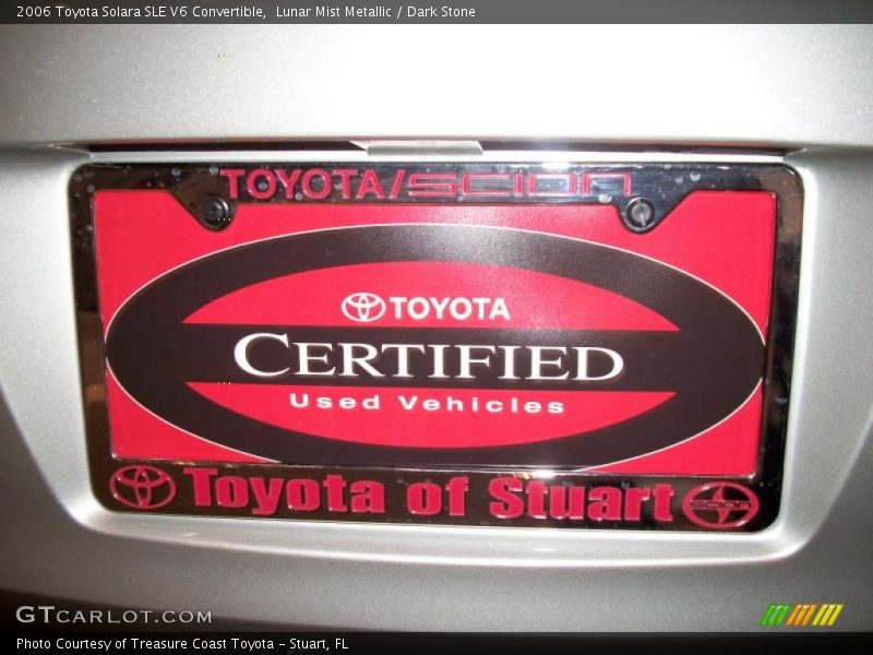 Lunar Mist Metallic / Dark Stone 2006 Toyota Solara SLE V6 Convertible