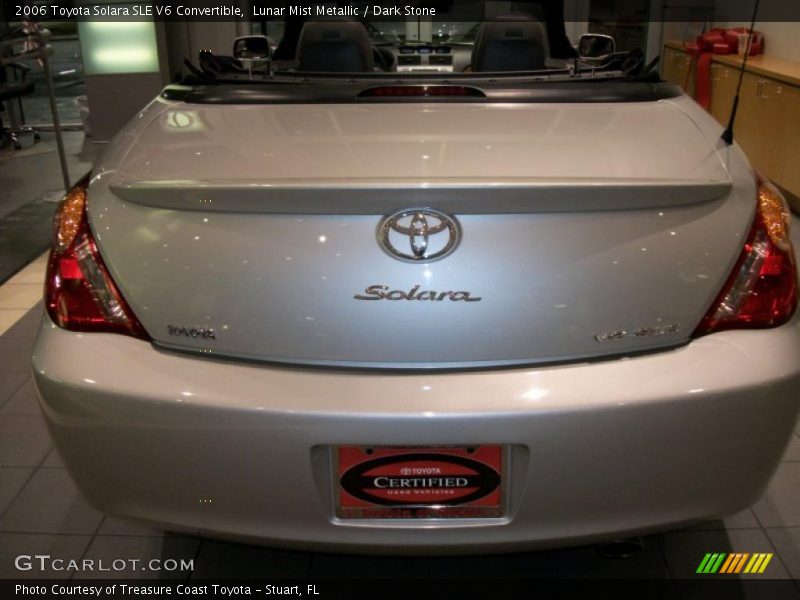 Lunar Mist Metallic / Dark Stone 2006 Toyota Solara SLE V6 Convertible