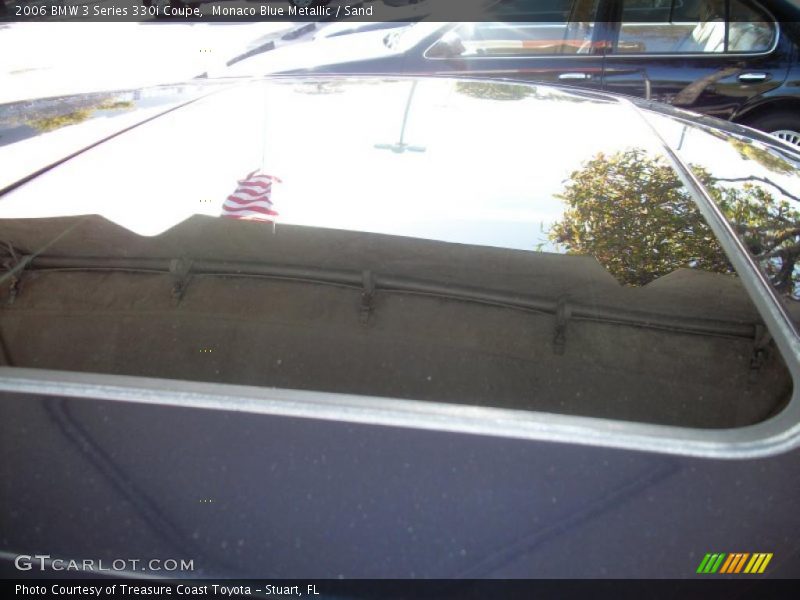 Monaco Blue Metallic / Sand 2006 BMW 3 Series 330i Coupe