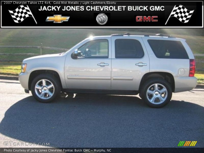 Gold Mist Metallic / Light Cashmere/Ebony 2007 Chevrolet Tahoe LTZ 4x4