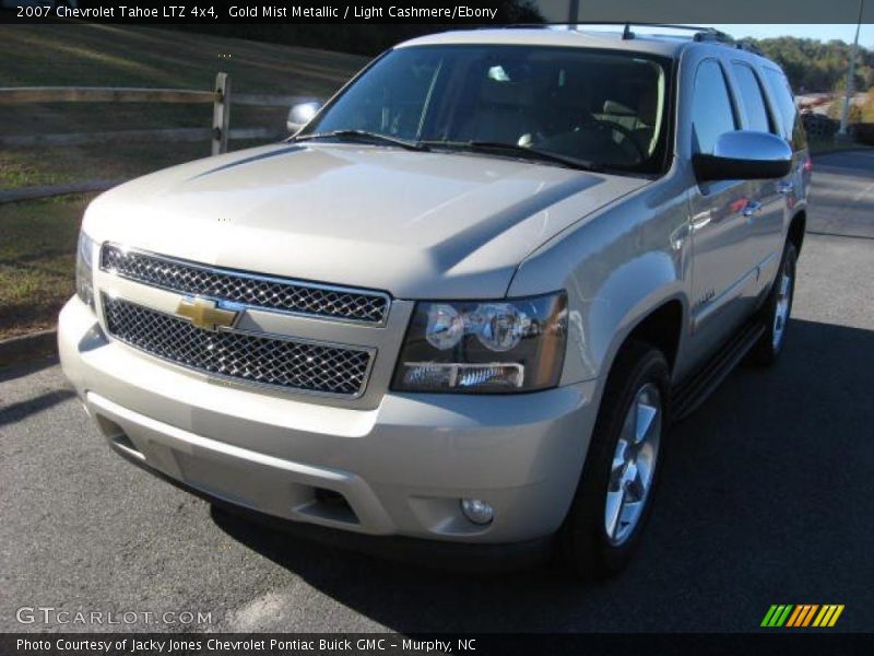Gold Mist Metallic / Light Cashmere/Ebony 2007 Chevrolet Tahoe LTZ 4x4