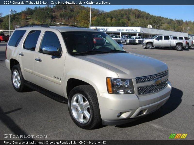 Gold Mist Metallic / Light Cashmere/Ebony 2007 Chevrolet Tahoe LTZ 4x4