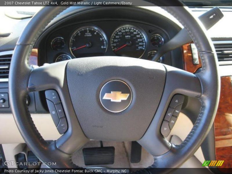 Gold Mist Metallic / Light Cashmere/Ebony 2007 Chevrolet Tahoe LTZ 4x4
