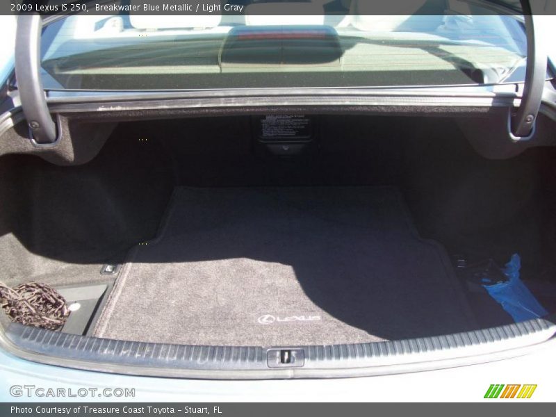 Breakwater Blue Metallic / Light Gray 2009 Lexus IS 250