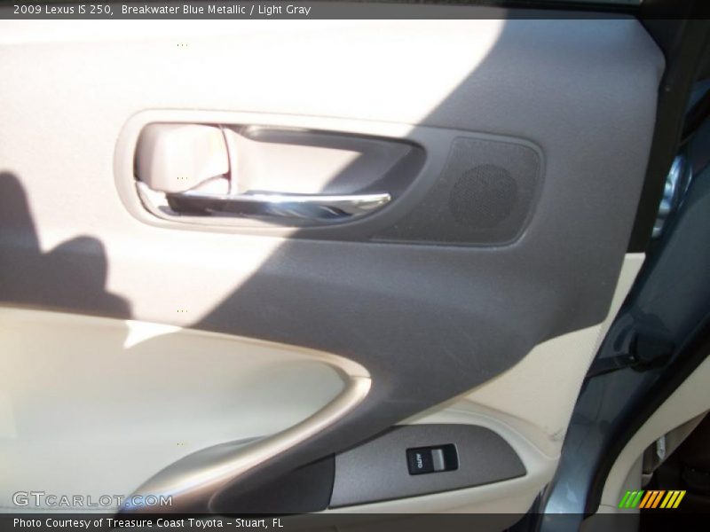 Breakwater Blue Metallic / Light Gray 2009 Lexus IS 250