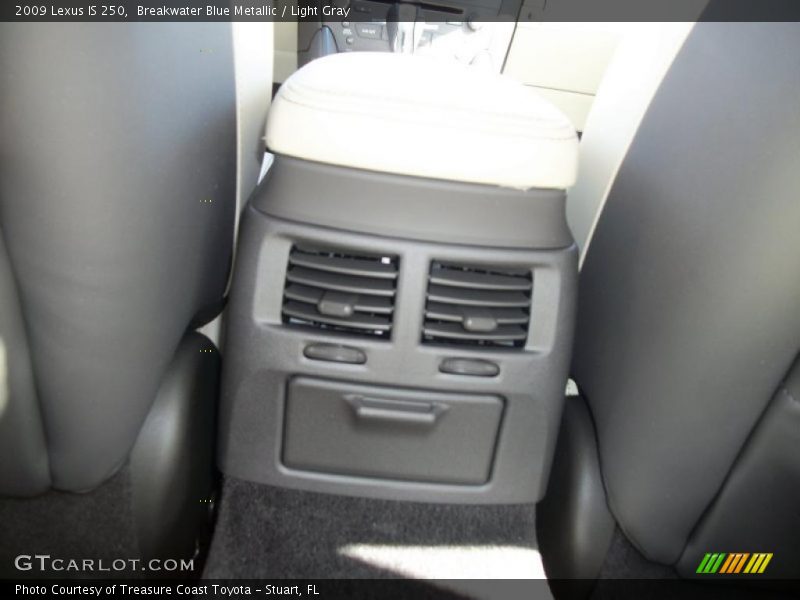Breakwater Blue Metallic / Light Gray 2009 Lexus IS 250