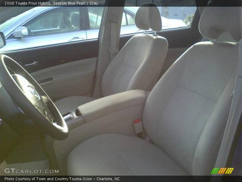 Seaside Blue Pearl / Gray 2008 Toyota Prius Hybrid