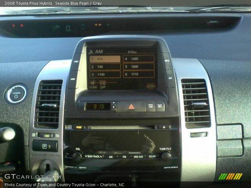 Seaside Blue Pearl / Gray 2008 Toyota Prius Hybrid
