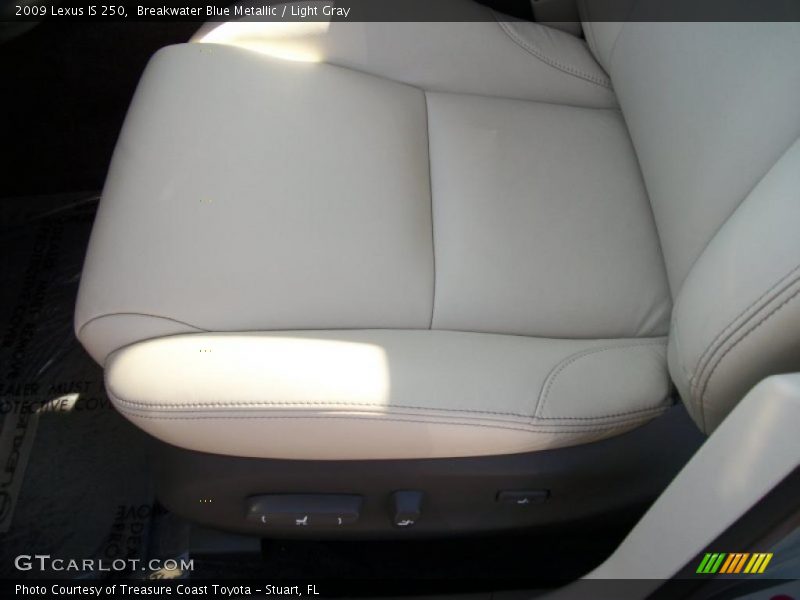 Breakwater Blue Metallic / Light Gray 2009 Lexus IS 250