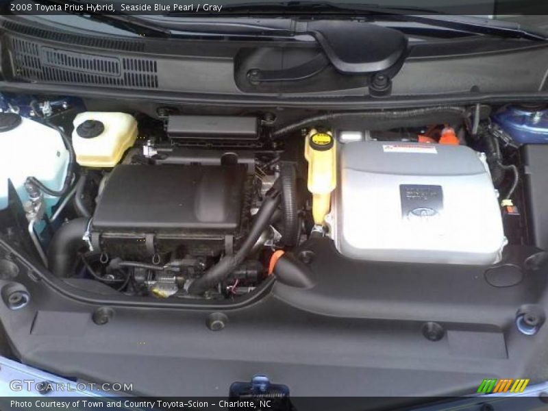 Seaside Blue Pearl / Gray 2008 Toyota Prius Hybrid