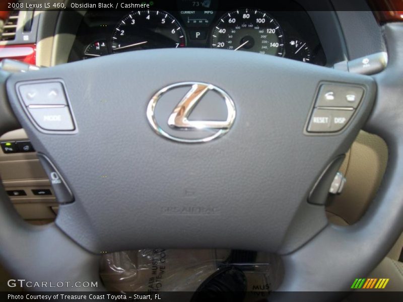 Obsidian Black / Cashmere 2008 Lexus LS 460