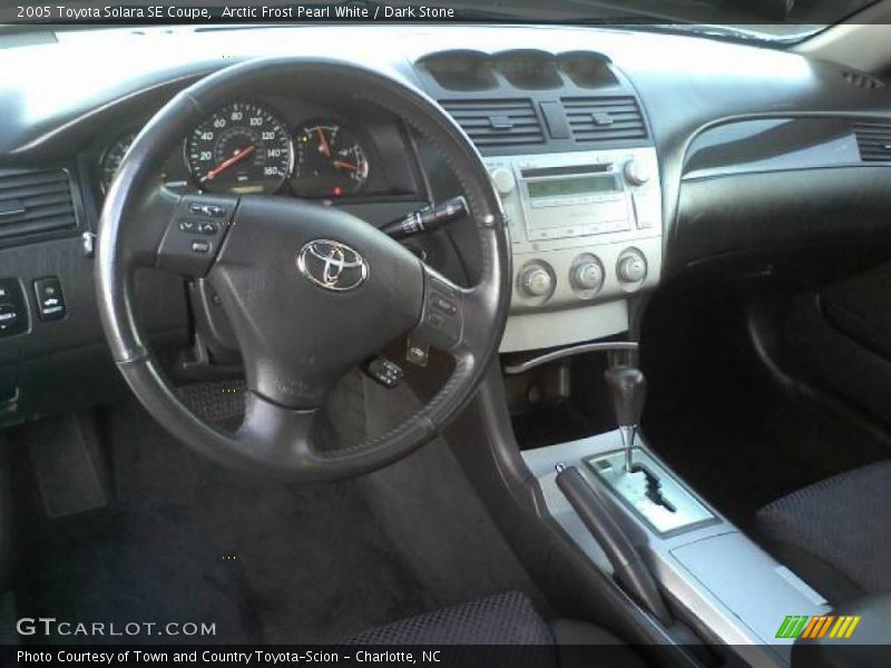 Arctic Frost Pearl White / Dark Stone 2005 Toyota Solara SE Coupe