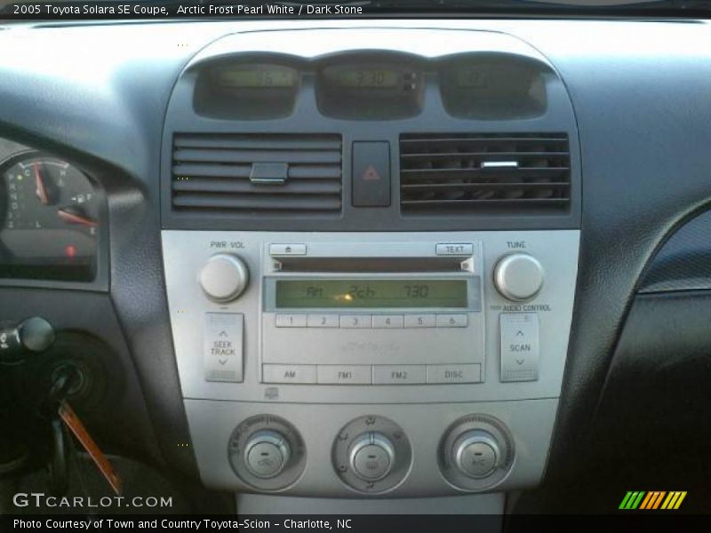Arctic Frost Pearl White / Dark Stone 2005 Toyota Solara SE Coupe