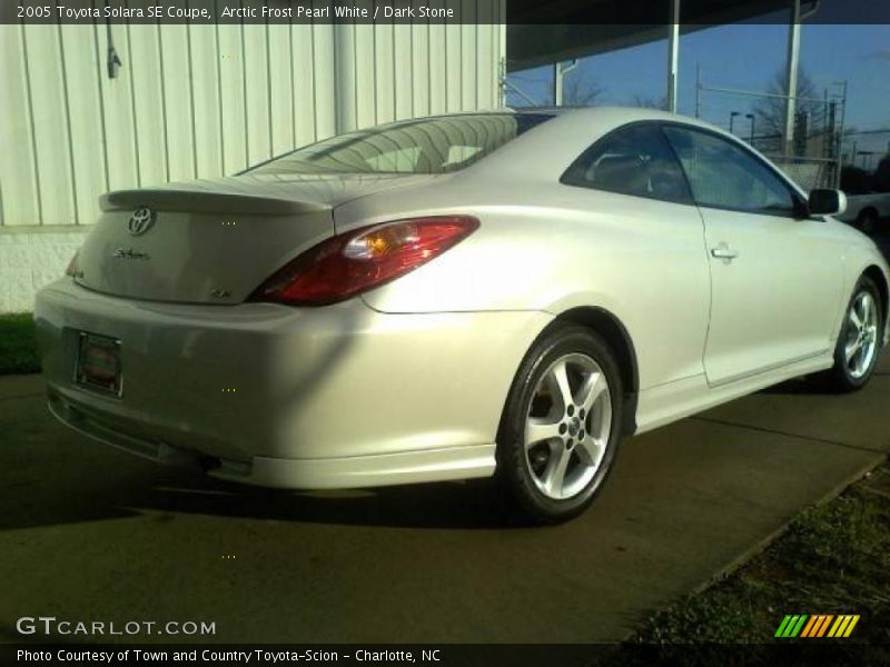 Arctic Frost Pearl White / Dark Stone 2005 Toyota Solara SE Coupe