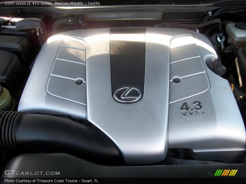 Mercury Metallic / Saddle 2005 Lexus LS 430 Sedan