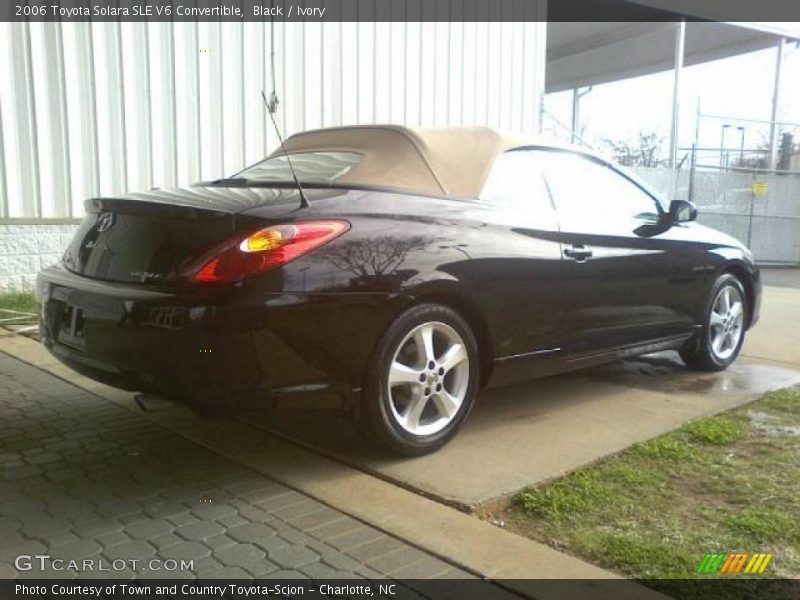 Black / Ivory 2006 Toyota Solara SLE V6 Convertible