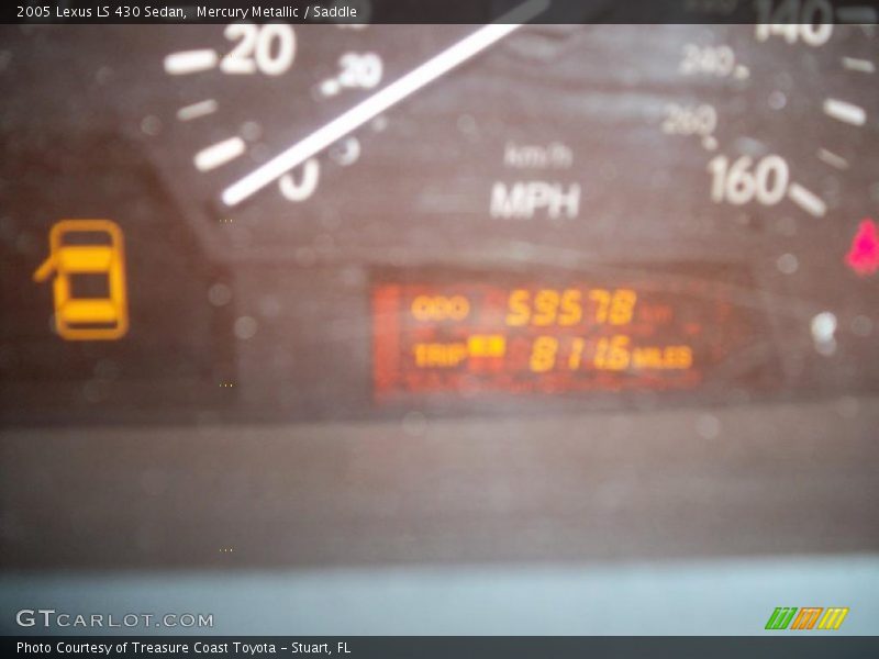 Mercury Metallic / Saddle 2005 Lexus LS 430 Sedan
