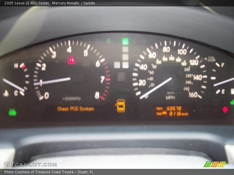 Mercury Metallic / Saddle 2005 Lexus LS 430 Sedan