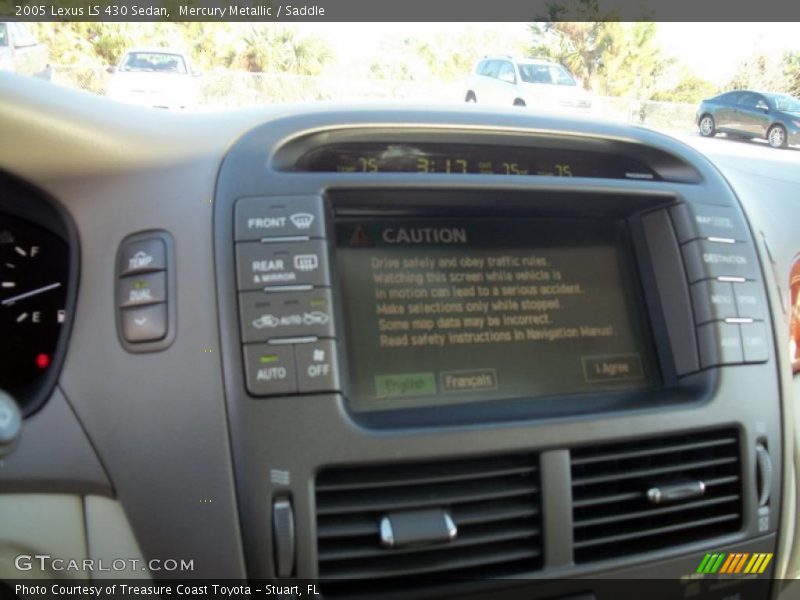 Mercury Metallic / Saddle 2005 Lexus LS 430 Sedan