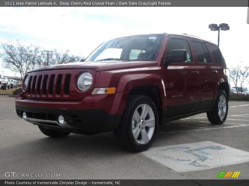 Deep Cherry Red Crystal Pearl / Dark Slate Gray/Light Pebble 2011 Jeep Patriot Latitude X