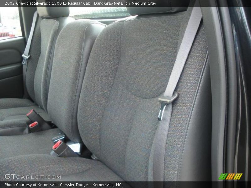 Dark Gray Metallic / Medium Gray 2003 Chevrolet Silverado 1500 LS Regular Cab