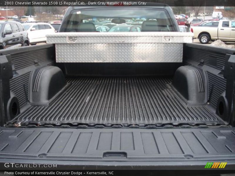 Dark Gray Metallic / Medium Gray 2003 Chevrolet Silverado 1500 LS Regular Cab