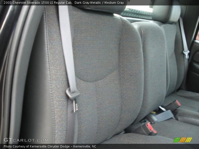 Dark Gray Metallic / Medium Gray 2003 Chevrolet Silverado 1500 LS Regular Cab