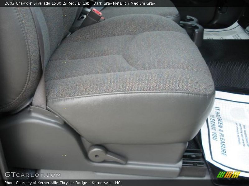 Dark Gray Metallic / Medium Gray 2003 Chevrolet Silverado 1500 LS Regular Cab