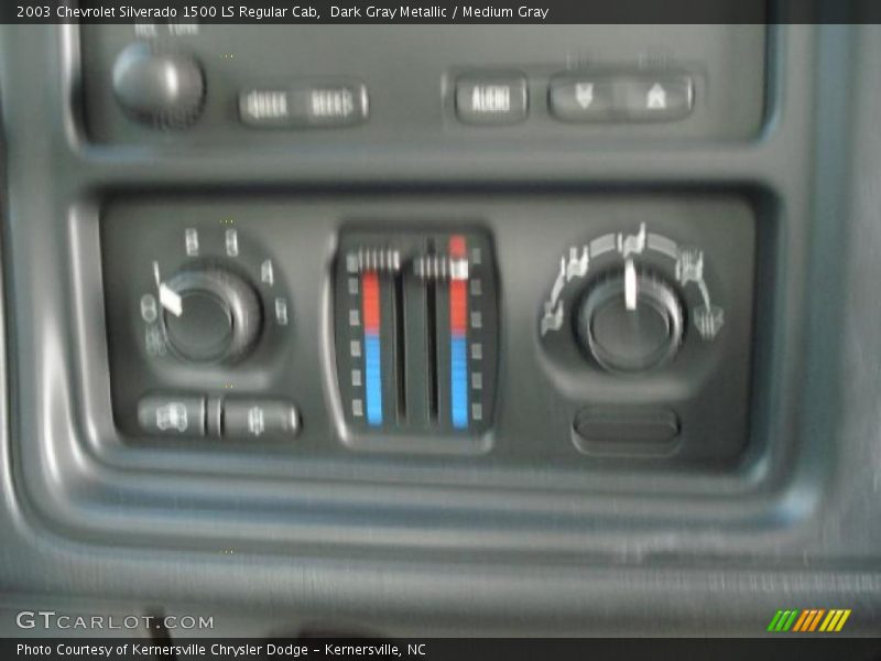 Dark Gray Metallic / Medium Gray 2003 Chevrolet Silverado 1500 LS Regular Cab