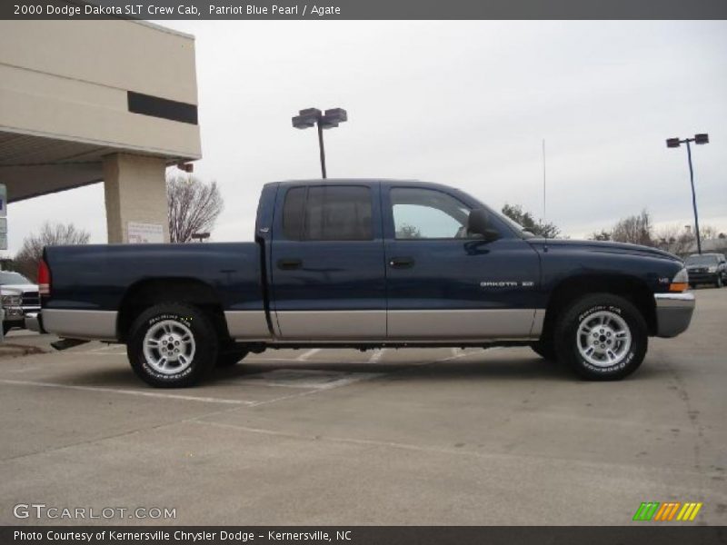 Patriot Blue Pearl / Agate 2000 Dodge Dakota SLT Crew Cab