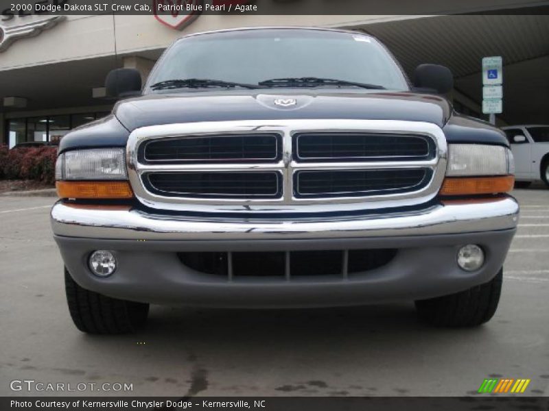 Patriot Blue Pearl / Agate 2000 Dodge Dakota SLT Crew Cab