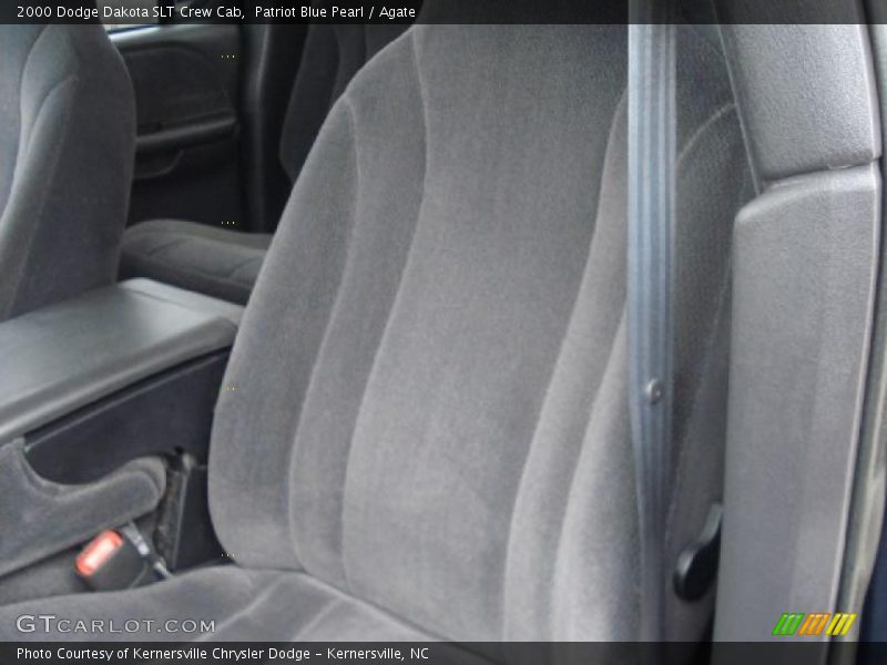 Patriot Blue Pearl / Agate 2000 Dodge Dakota SLT Crew Cab