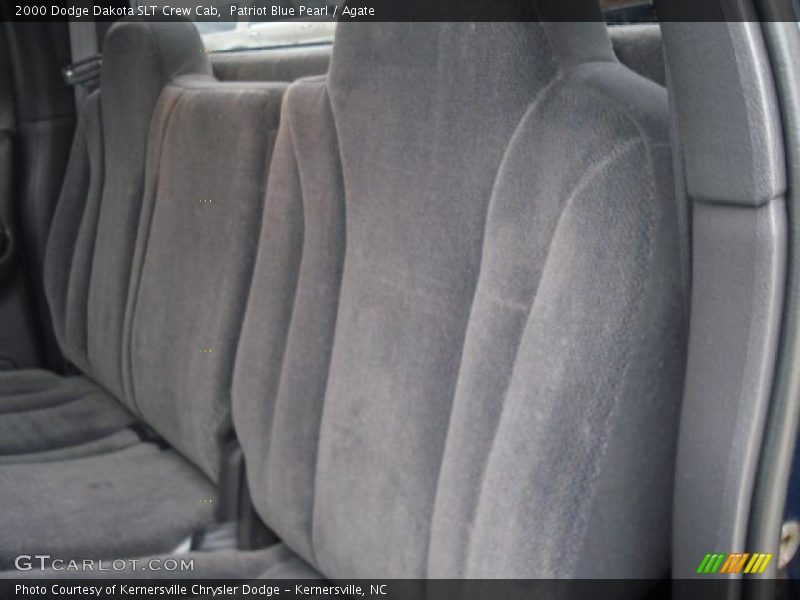Patriot Blue Pearl / Agate 2000 Dodge Dakota SLT Crew Cab